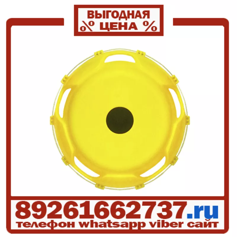Колпаки колёсные 22.5 передние пластик оранжевые в Москве 4